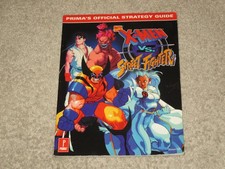 Great Shape X-Men vs. Street Fighter Strategy Guide Playstation Sega Saturn RARE picture