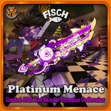 [FISCH] - Platinum Menace - [Limited JJBA Rod Skin for Olympian Godbreaker] picture