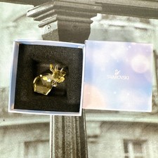 Swarovski 5125947 Lovlots Mini Mo Golden Shadow Cow Crystal Figurine Collectible picture