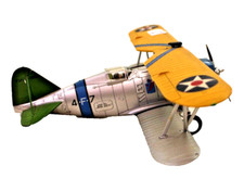 Hobby Master Grumman F3F-3 Flying Barrel VF-6 USS Enterprise 1940 Diecast Metal picture