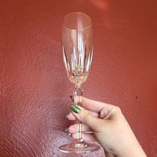 Waterford Clear Crystal Cut Stemmed Champagne Flutes, Set of 2 picture