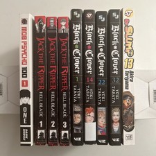 MANGA 9 LOT Jack The Ripper 1-3 Mob Psycho 1 Black Clover 1 14 22 32 Dr Slump 13 picture