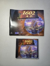 1602 AD PC CD-ROM 1998 1999 Sunflowers Interactive 1602 A.D. with Manual picture