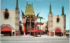 Vintage Postcard Grauman's Chinese Theatre Hollywood California Posted 1958 picture