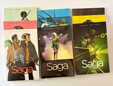 Saga Trade Paperback TPB Lot Volumes 1-9 - Brian K Vaughan Fiona Staples picture