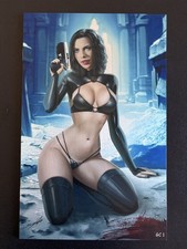 Skyline #5 Selene Cosplay Lingerie Raised Glow in the Dark Metal GC1 Variant NM picture