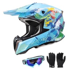 OUMURS Dirt Bike Helmet for Kids DOT Certified, Full Face Motocross Helmets picture
