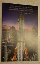 VTG, JOHN D. ROCKEFELLER CREDO 