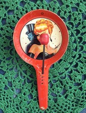 VIntage 1950s Halloween T. Conn tin litho noisemaker party toy picture