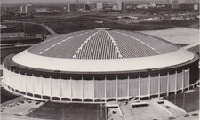 1965 Press Photo Aerial View of the Astrodome in Houston, Texas picture