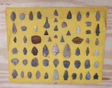Big Lot 50+ Authentic Native American Indian Arrowheads Stone Points Artifacts  picture