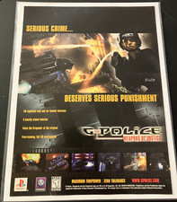 G-Police: Weapons Of Justice - Vintage Gaming Print Ad / Poster / Wall Art  MINT picture