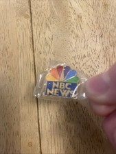NBC NEWS Peacock Vintage Lapel Pin NEW NIP picture