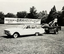 1960s Gravely Ride On Tractor Parade Float Pembroke Mass Photo picture