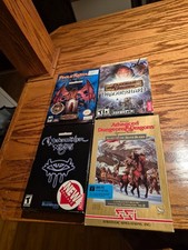 D&D PC Game Lot Secret of Silver Blades 5.25/ Neverwinter Nights/ DragonShard picture