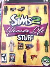 The Sims 2: Glamour Life Stuff (PC Game CD-ROM, 2006) Video Games Disc w/ Manual picture