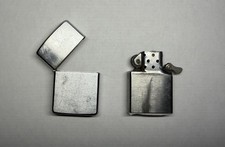 Zippo Vintage 1968 Brushed Chrome - Freshly Serviced. New Wick, Flint, Felt Pad picture