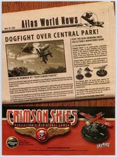 Crimson Skies Miniatures Game - WizKids Vintage Original Print Ad - Promo 2003 picture