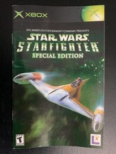 Star Wars Starfighter Special Edition Microsoft XBOX Instruction Manual Only picture