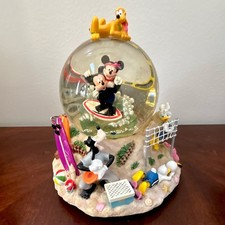 VTG Disney 2002 California Snow Globe Mickey &Minnie Surfing Music “Surfing USA” picture