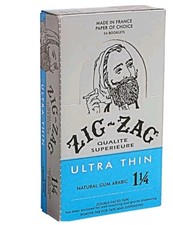 Zig Zag Ultra Thin 1 1 /4 Rolling Papers Full Box of 24 Booklets with 32 Leaves picture