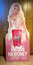 Raising Cane's Megan Moroney Cloud 9 Cup Cardboard Standee Sign Pink picture