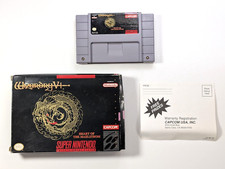 *no manual/tray* Wizardy V Heart of the Maelstrom Nintendo SNES in box picture