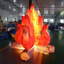 Fake Fire Decor Inflatable Fire Large Inflatable Advertisement Flame W/LED Light picture