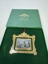Christmas 1997 The White House Historical Assoc Christmas Tree Ornament w/box picture
