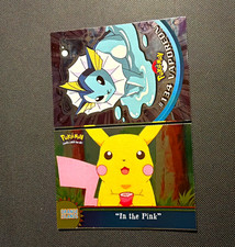 2000 Topps Pokemon TV Animation - Miscut Error Misprint Connecting Foil Cards picture