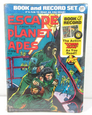 Escape From The Planet of The Apes Book & Record Power Vtg 1974 Sealed picture