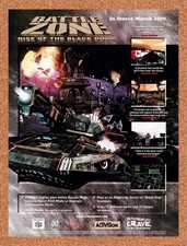 2000 Battlezone Rise Of The Black Dogs N64 Original Advertisement / Promo v1 picture
