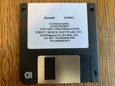 ZONE 66 ZONE 66 GAME PC MS-DOS 3.5
