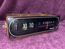 Vintage Panasonic RC-6015 Flip Clock AM FM Radio Back to the Future *Working picture