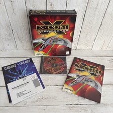 X-COM Interceptor PC Big Box Sealed Disc Open Box Sci Fi Aliens Space Game 1998 picture
