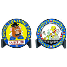 BL2-006 Cancel Culture Triggered Snowflake Challenge Coin picture