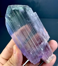 628 Carat Natural Bi Colour kunzite Crystal Specimen From Afghanistan picture