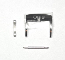 Oris 18mm Inlet Stainless Steel Watch Strap Tang Buckle OEM Authentic picture