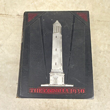1930 The Corolla University of Alabama Hardcover Yearbook Original Tuscaloosa picture