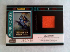 2011 Panini Americana Lillian Gish #1 Birth of Nation Movie Posters Costume /499 picture