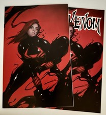 Venom #27 • 2 Book Set Black Widow Venomized Villalobos Virgin Trade Exclusive picture