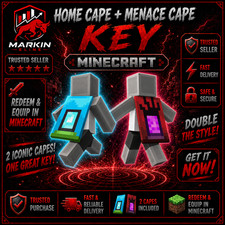 MINECRAFT |🔥 HOME CAPE & MENACE CAPE CODE | JAVA & BEDROCK  [ALL PLATFORMS] ✅ picture