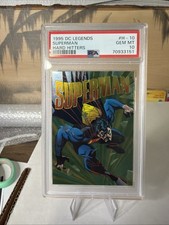 1995 DC Legends Superman Hard Hitters PSA 10 Low Pop picture