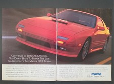 1990 PRINT AD Mazda RX-7 Turbo