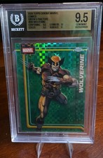 2026 Topps Chrome Marvel Green x Fractors #199 Wolverine /99 BGS 9.5 Low Pop picture