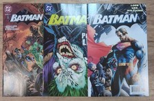Batman #612, 614, 619 1st print Jim Lee, Villains Gatefold Variant Hush LOT picture