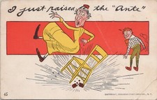 Comic PC * Man Lighting Firecracker under Woman 