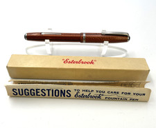 Esterbrook Copper Pearl Fountain Pen 2556 Fine Nib With Box & Instructions picture