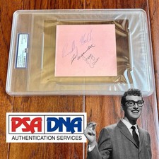 BUDDY HOLLY & The Crickets AUTOGRAPH Group Album Page Signed * PSA picture