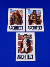 Alexander the Great, Napoleon, Julius Caesar - 3 War Architect Cards - INDIE 🔥 picture